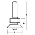 Carb-I-Tool TGB 50 - 30mm (1.18inch) 2 FLT 1/4 SHK Carbide Tipped Tongue And Groove Bits